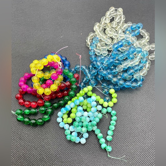 Lot of String Beads. Variety Set Multiple Color and Designs - Picture 2 of 10
